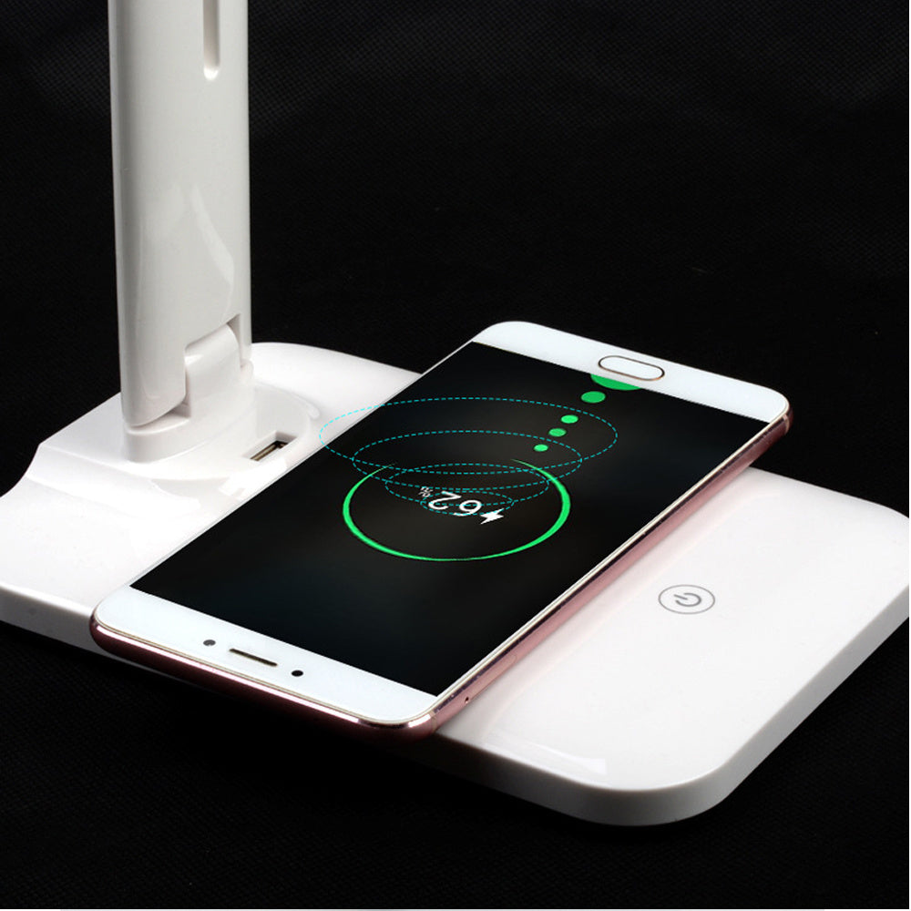 Eye protection wireless charging desk lamp