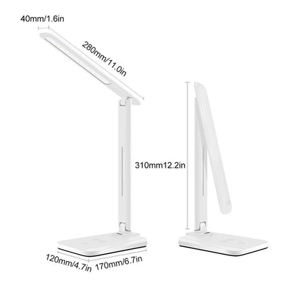 Eye protection wireless charging desk lamp