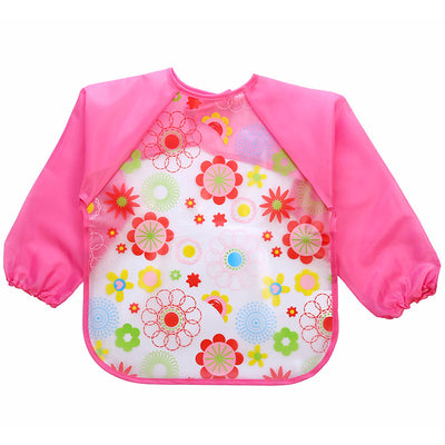 Children's Gown Long Sleeve Kids Waterproof Meal Baby Apron
