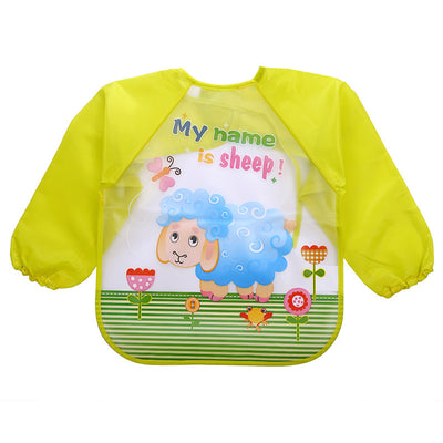 Children's Gown Long Sleeve Kids Waterproof Meal Baby Apron