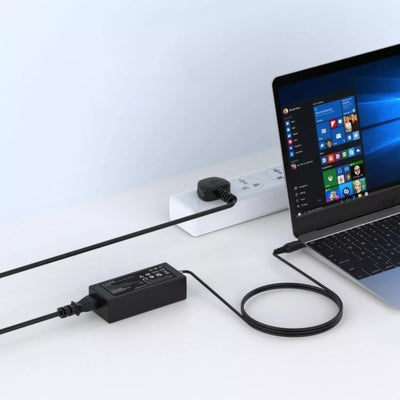 GENUINE LAPTOP CHARGER 19.5V-3.34A, 65W  WITH POWER LEAD